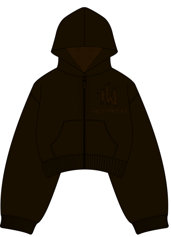 HW Org Zip Up Brown