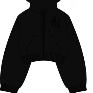 HW Org Zip Up Black