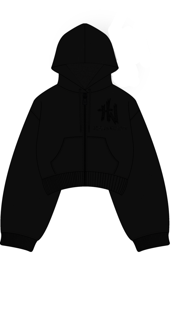 HW Org Zip Up Black