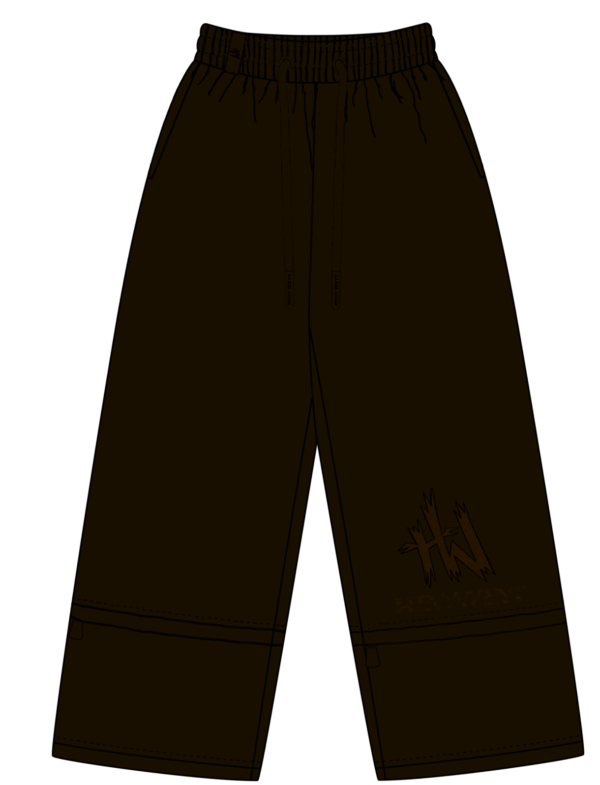HW Zip Off Sweats Brown