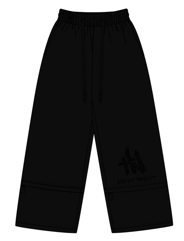 Zip_Off_MU_03 HW Zip Off Sweats Black